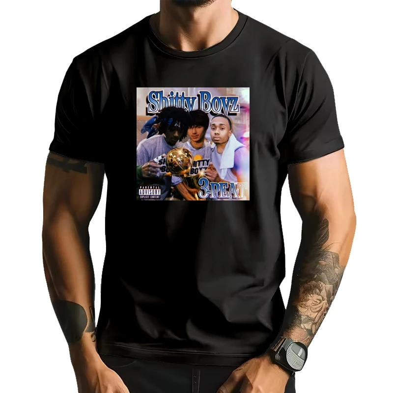 

Рубашка ShittyBoyz BabyTron StanWill TrDee Футболка Уличная одежда Ловушка Рэп Музыка