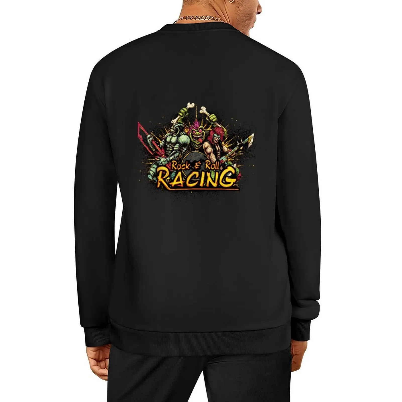 

Rock n' Roll Racing Pullover men's sweat-shirt set korean autumn clothes mens clothes fashion men oversize sweatshirt