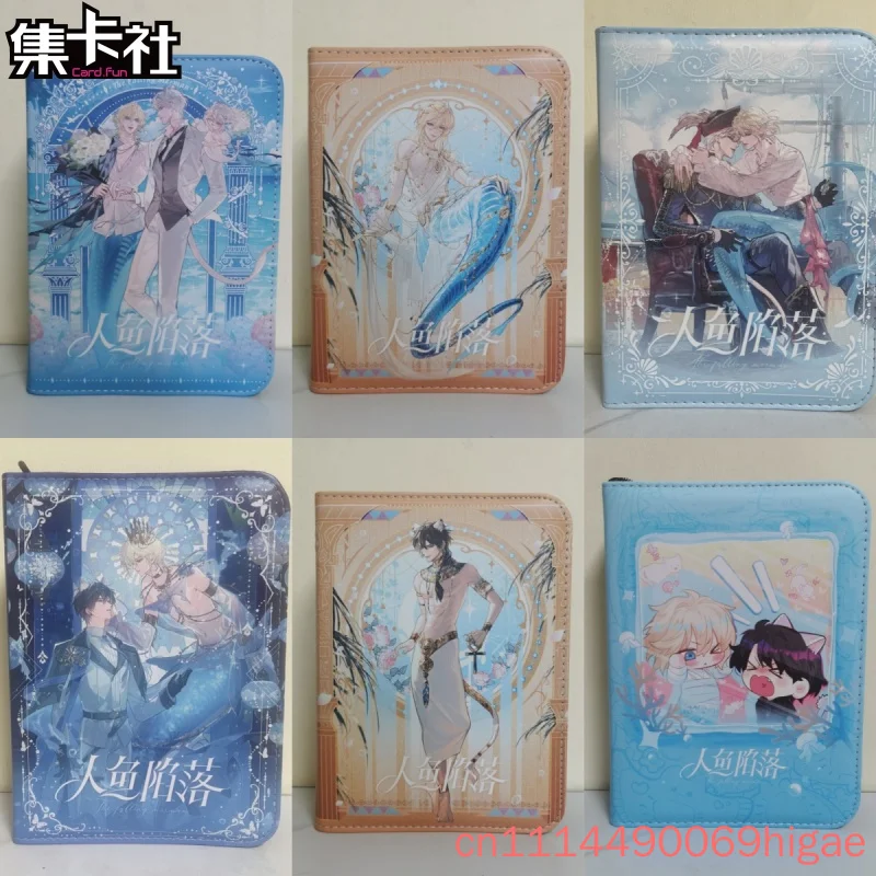 Card.Fun Genuine Mermaid Fallen Series 1-4 Limited Edition Flow Glow 4 Grid 20 Black Inner Page Card Book Anime Collect Gifts