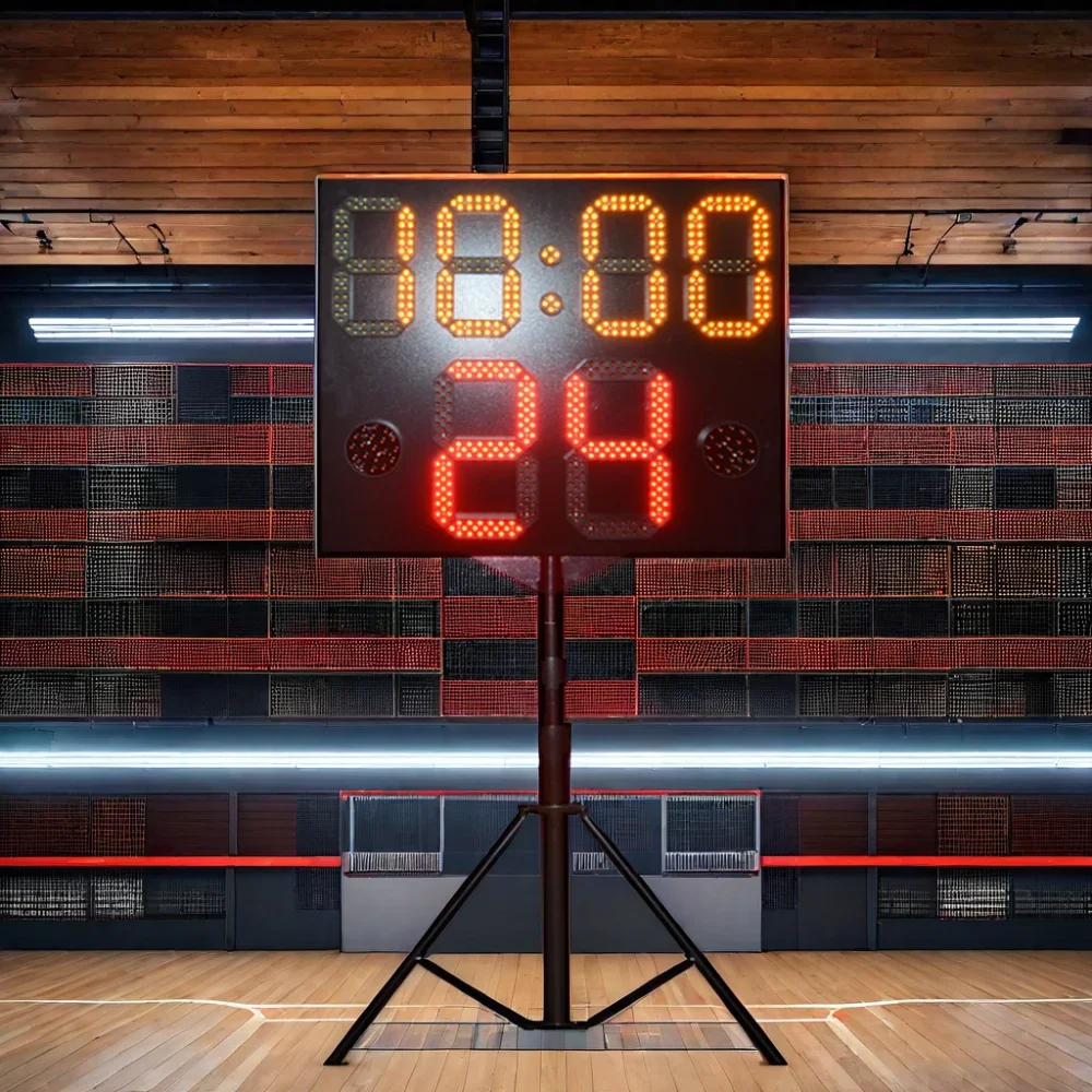 Jhering Game 24-Second Outdoor Digital Wireless LED Basketball Shot Clock New From China for Basketball Signage and Displays