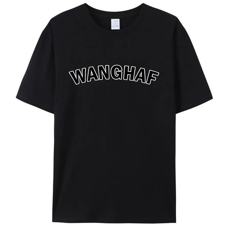 

WANGHAF Meme рубашки модная минималистичная уличная футболка из 100% хлопка с графикой женская и мужская футболка