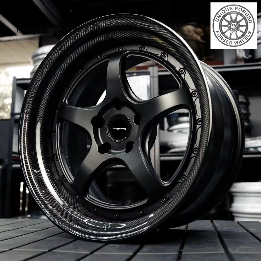 

New model of 2616-24 Inch Customized Forged Wheel Wrap Carbon Fiber 5x114.3 5x120 5x130 Deep Concave Aluminum Alloy Rims for