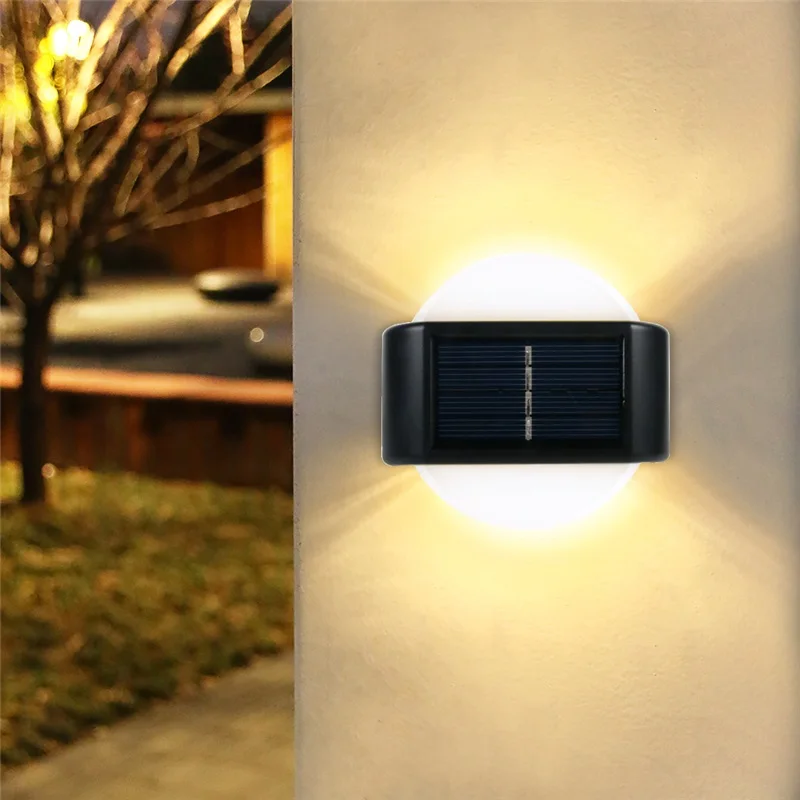 

Solar Wall Light Outdoor Waterproof Solar Led Light Up Down Luminous Lighting for Fence Balcony Yard Street Garden Decor Lamp