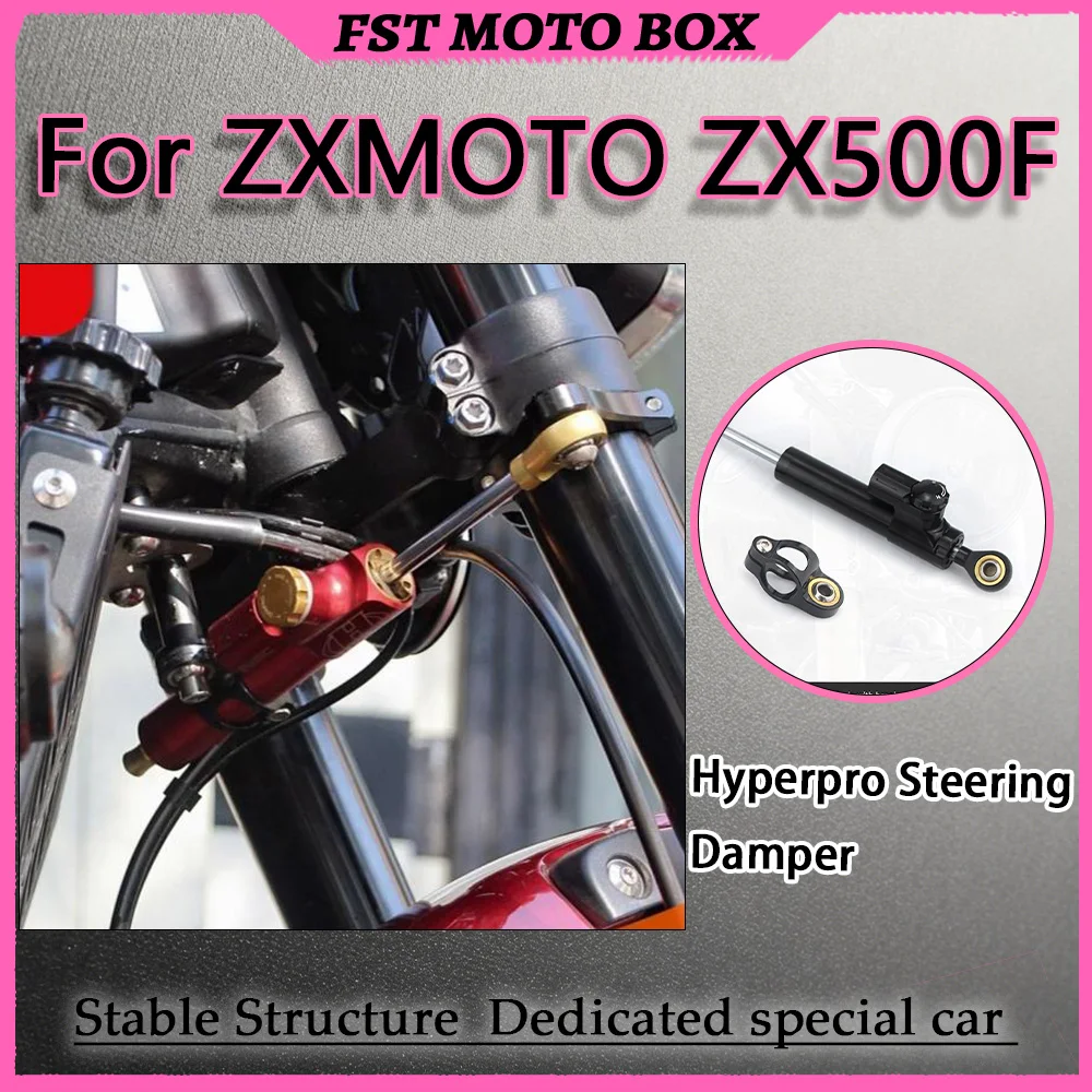 For Hopo Titanium Steering Damper Mount Bracket for ZX500F Motorcycle Reduces Front-end Wobble Compatible with Steering Damper