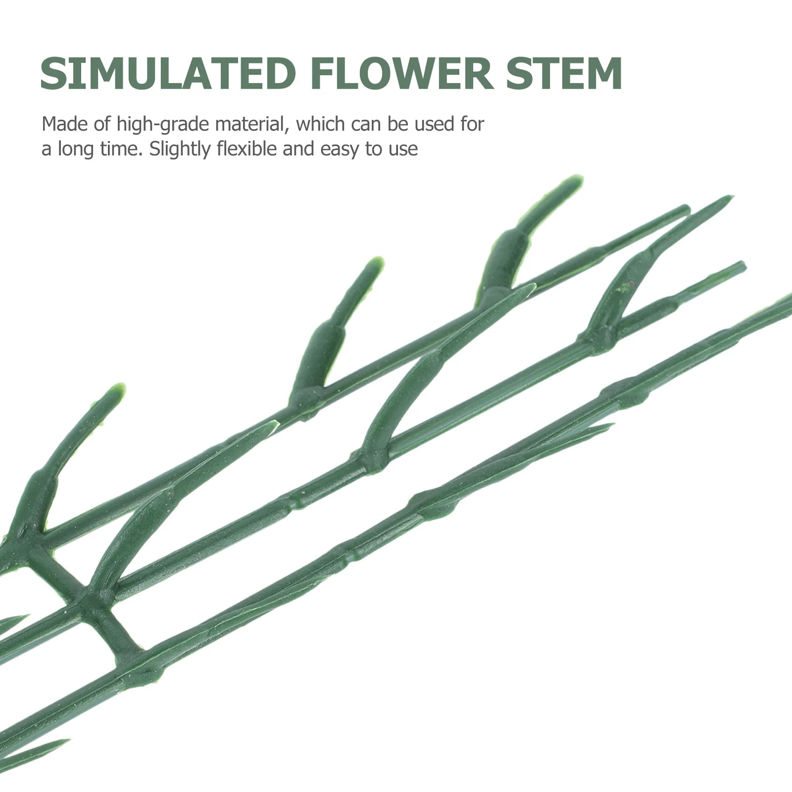 

6Pcs Simulated Flower Stems Flexible DIY Flower Pole Plant Sticks Bouquet Making Pole Floral Stem Handmade Material