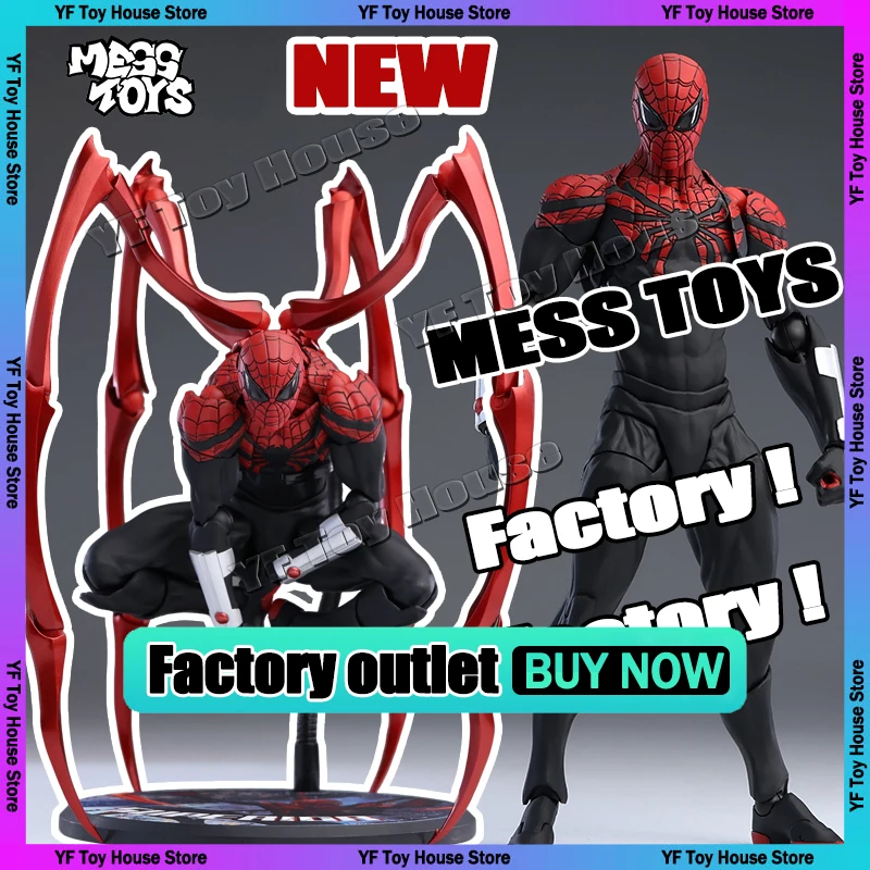 

New Mess Toys Superior Spider Man Doctor Octopus Peter Parker Messtoys Spiderman Neighbor Anime Action Figure Gifts Toys