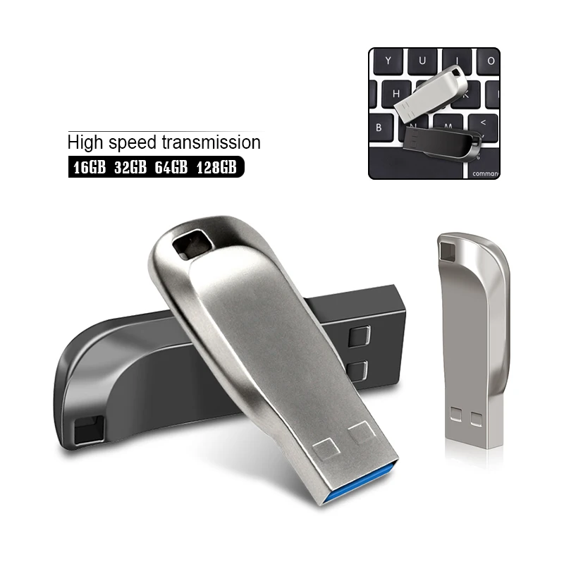 NEW USB Flash Drive 2.0 128GB 64GB 32GB 16GB 8GB Metal 2.0 Pendrive USB Stick Pen Drive 2.0 High Speed 8GB 16GB 32GB 64GB 128GB