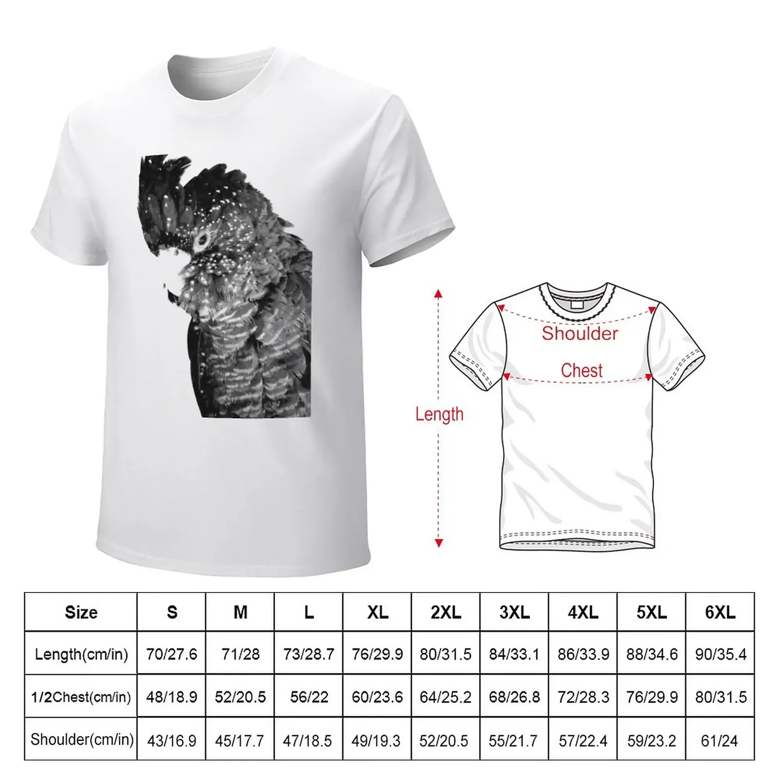 Black and White Cockatoo T-Shirt for a boy cute clothes designer t shirt men