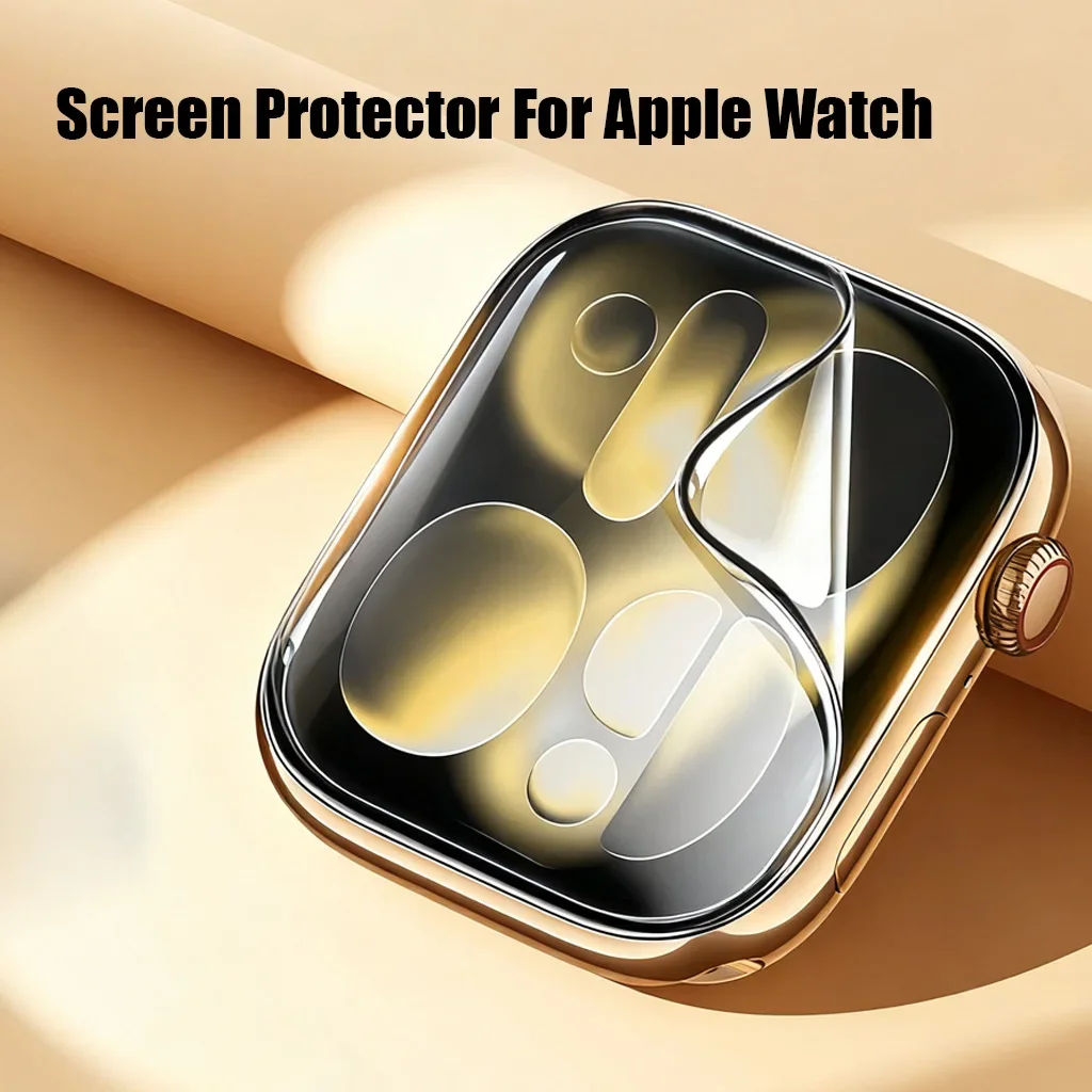 Screen Protector For Apple Watch s11 s10 46mm 44mm 41mm 45mm-42mm Soft Film iWatch Series 9-8-7-6 5 Se ultra 2 49mm Accessories
