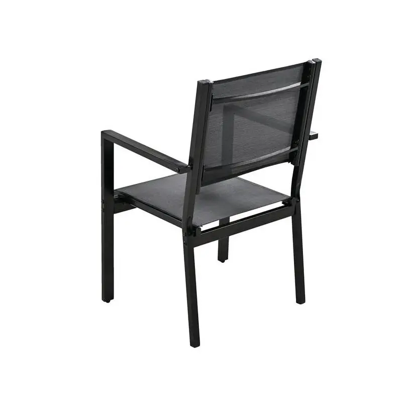 Robustes Outdoor-Tischstuhl-Set aus Stahl für Terrassen-, Balkon- und Hinterhofmöbel