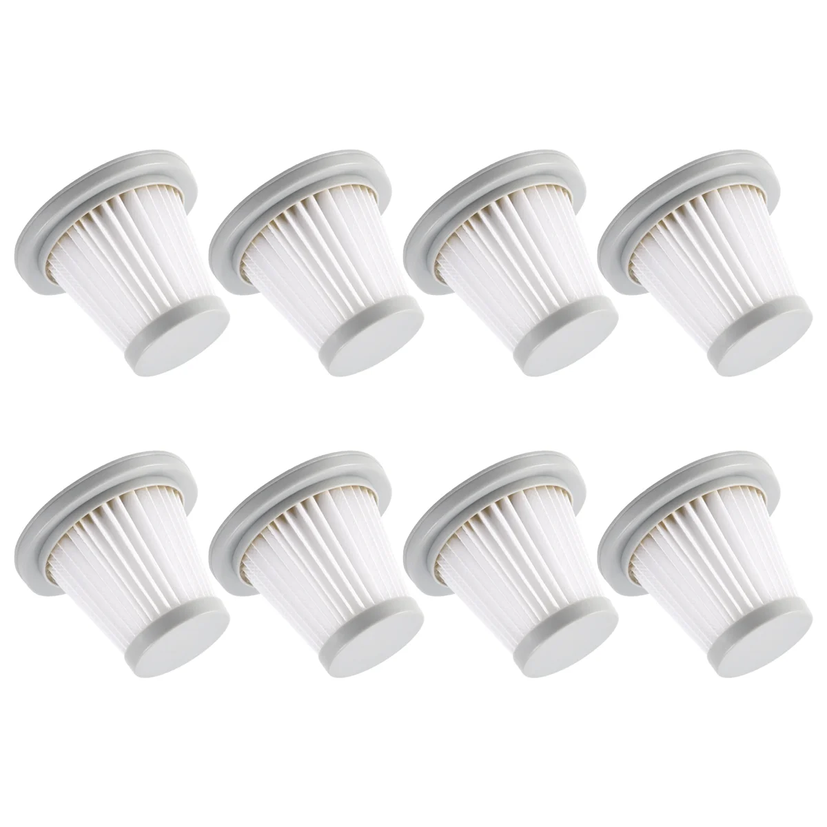 Aspirador Filtros para Deerma, Acessórios Elementos, Varrendo Robô Peça De Substituição, Filtros De Limpeza, 8PCs, DX118C, DX128C