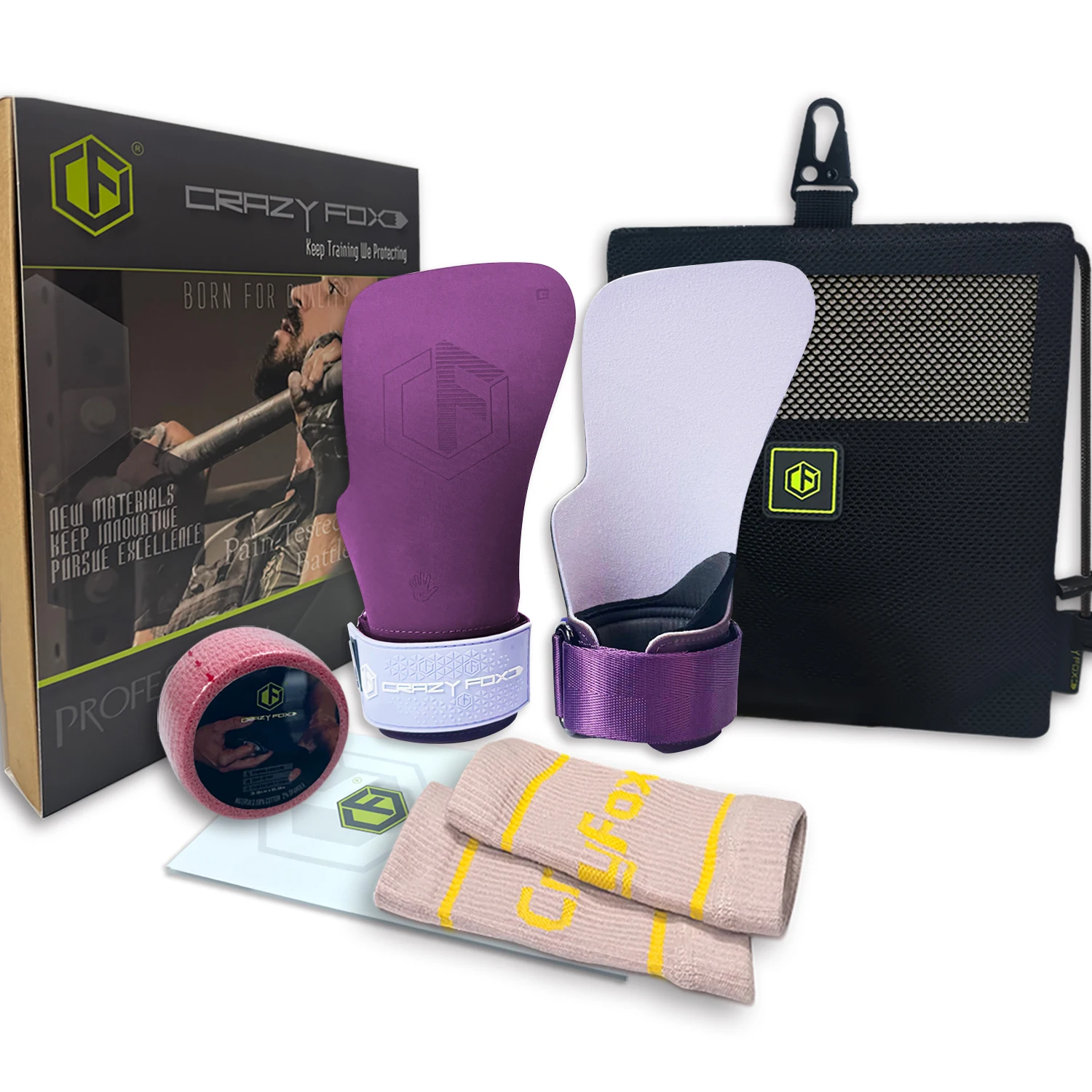 

Protective Chalkless Hand Grips Pull up Bar Calleras Gym Cross Training for Weightlifting Gymnastics Kettlebell Fitness Complex