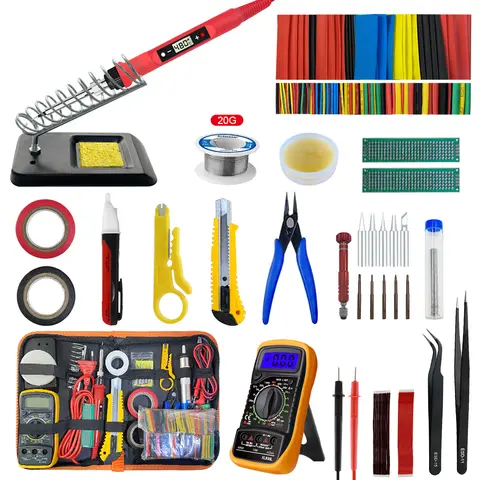 80W LCD Soldering Iron with Adjustable Temp lefavor