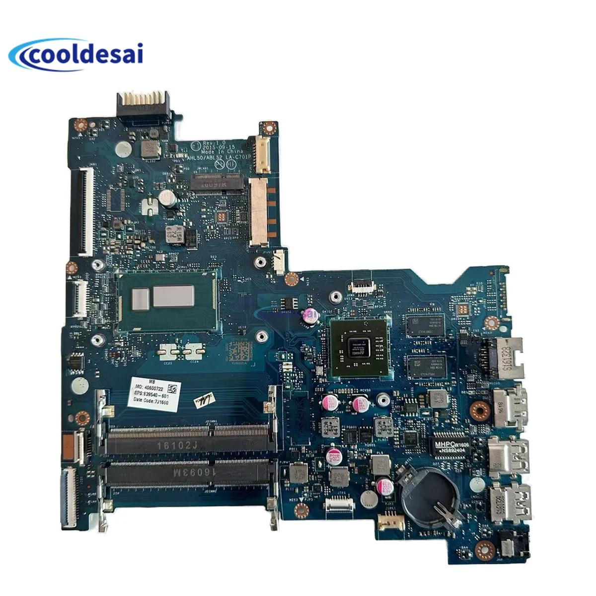 

AHL50ABL52 LA-C701P For HP PAVILION 15-AC 15-AY 250 G4 Laptop Motherboard With 3825U I3 I5 I7 CPU R5 M330 2GB GPU 100% Tested