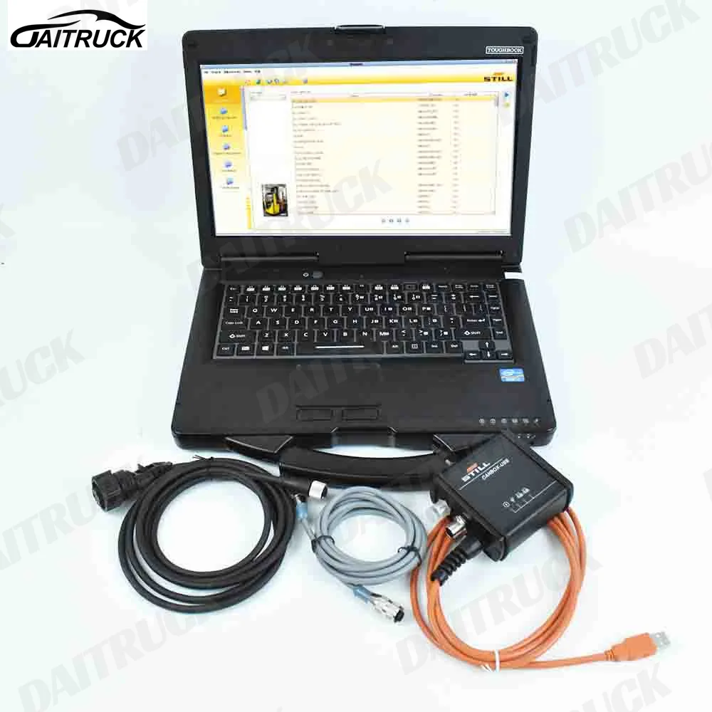 for Still forklift canbox diagnostic cable 50983605400 and cf53laptop truck box diagnostic tool