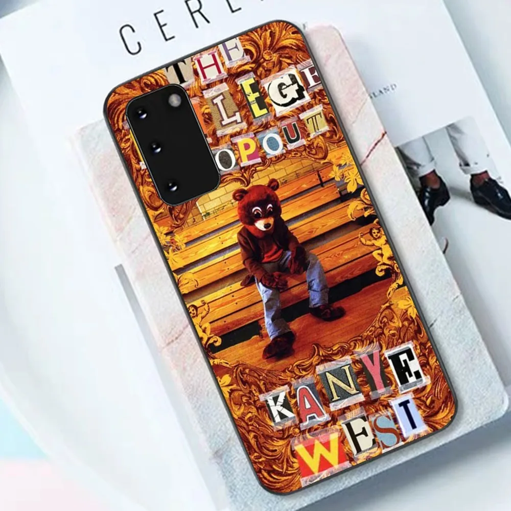 Famous Rapper K-Kanye W-West Phone Case For Samsung S 9 10 20 21 22 23 30 23 24 Plus Lite Ultra FE S10lite Fundas