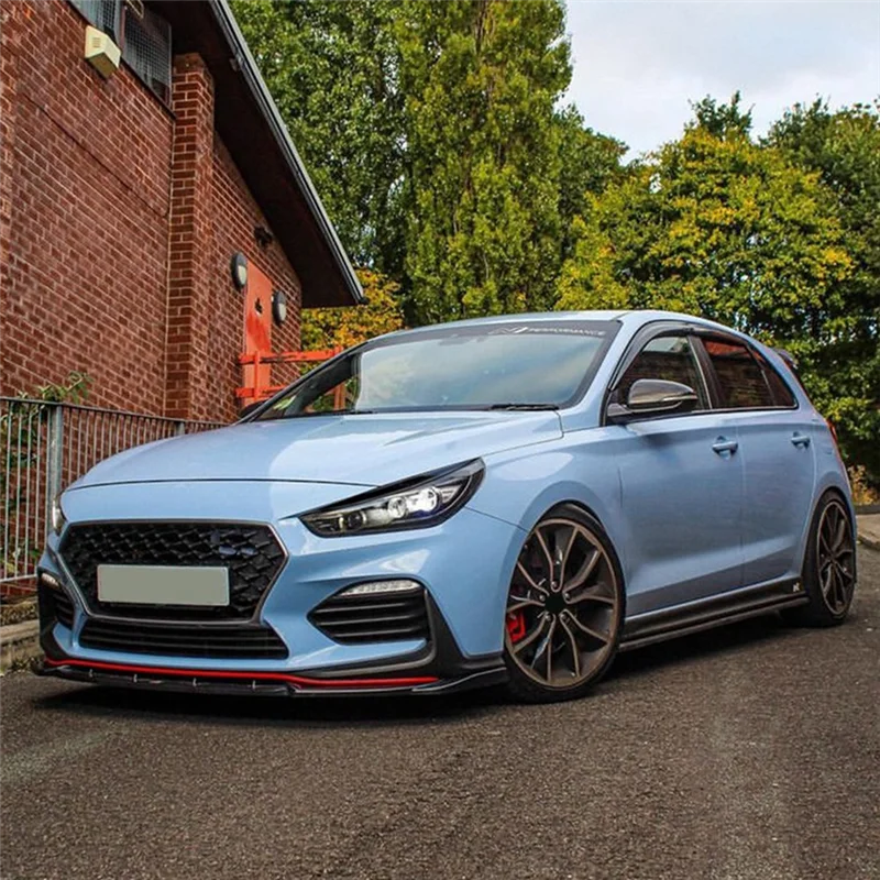 

Car Front Headlight Cover Garnish Strip Eyebrow Cover Trim Sticker For Hyundai I30 I30N MK3 2017-2019 Accessories