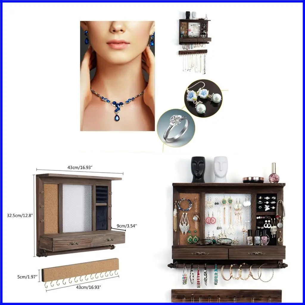 

Material Jewelry Display Rack Wall-mounted Jewelry Display Stands