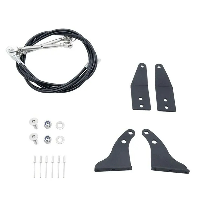 Kit de rehausseurs de bras A95E pour Jeep Wrangler JK (2007-2017) – Éliminateur d'obstacles et protection de corde pour la forêt