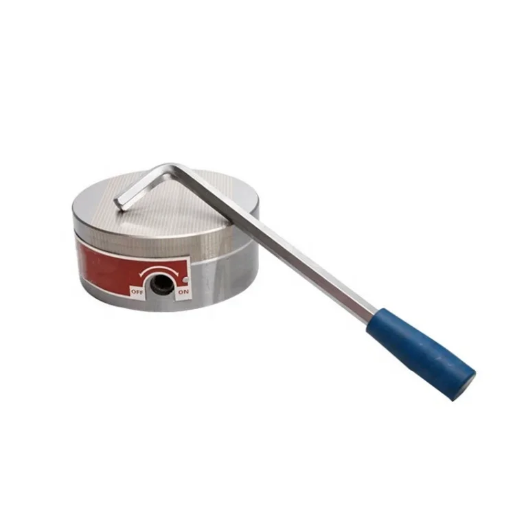 D100 125 140 160 CNC Slijpen Spark Machine Tool Ronde Magneet Accessoires Ronde Fijne Paal Permanente Magnetische Chuck