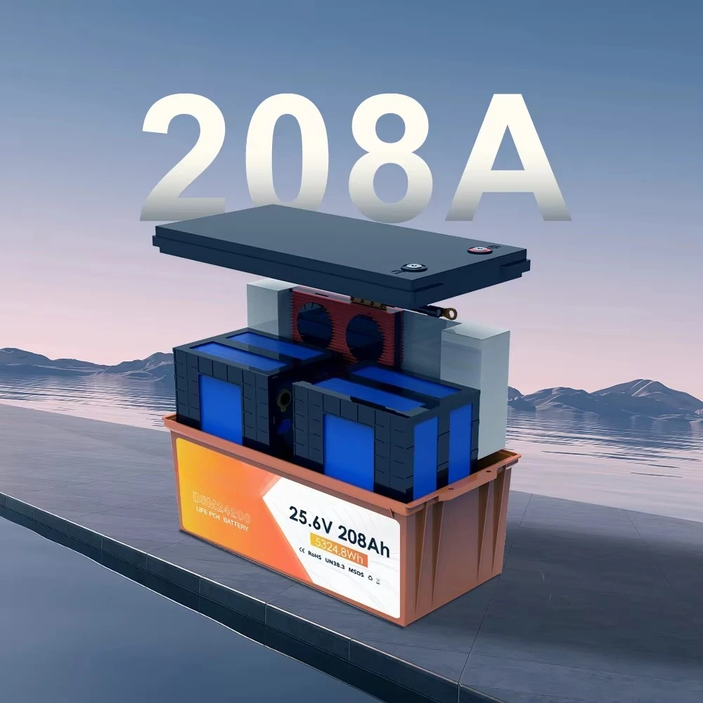 Bluesun  Professional Grade 24v 200ah Lifepo4 Lithium Iron Phosphate Battery Designed for Long Lasting Solar Energy