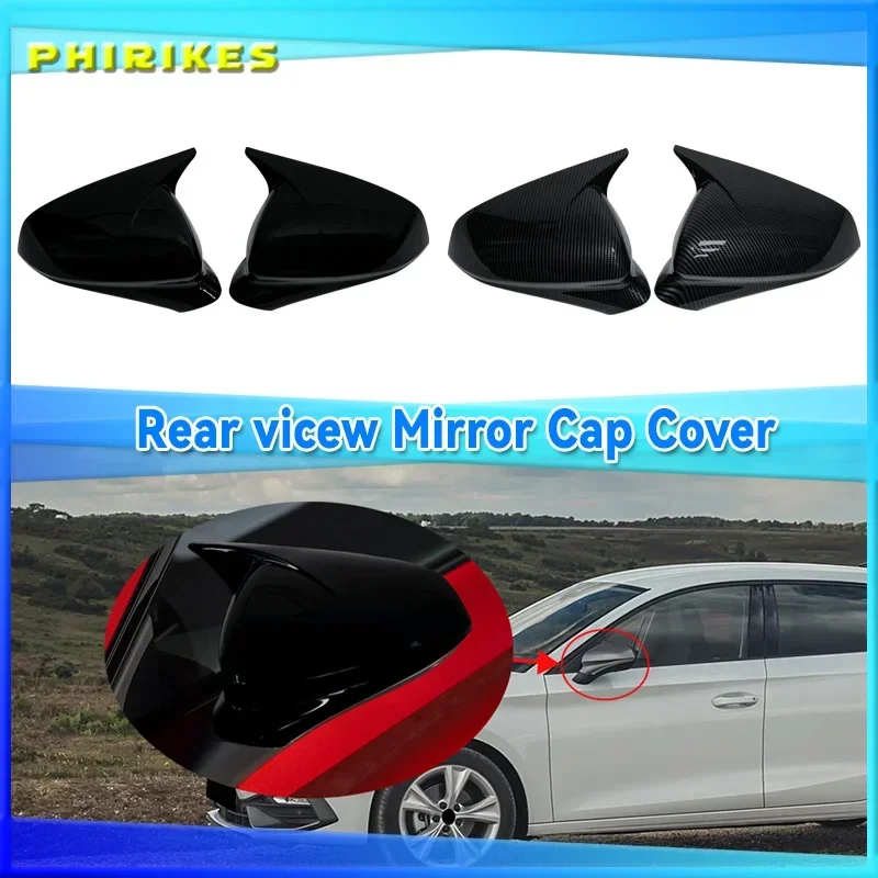 

Carbon Fiber Rearview Wing Mirror Covers Caps For Seat Leon Cupra Formentor 2020 2021 2022 2023 2024 Mirror Case Cover ﻿