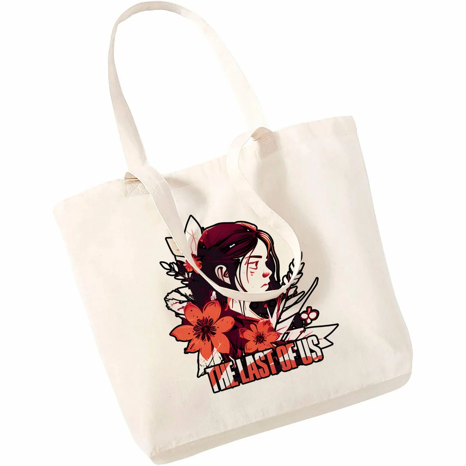 Сумка для супермаркета I Love Ellie Williams, женские/мужские сумки с принтом для повседневного использования, сумки большой вместимости