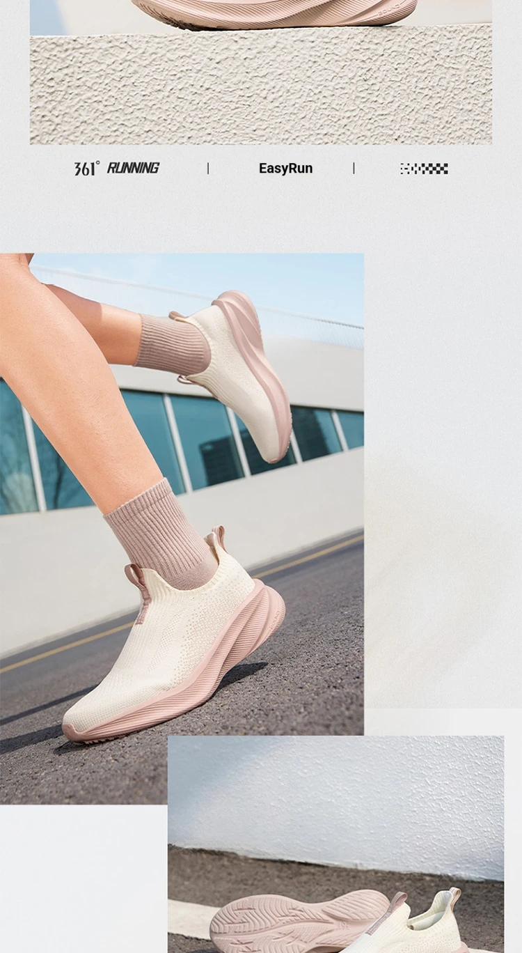 361 Degrees Fengye 5.0 Slip-On-Laufschuhe, leicht, verschleißfest, stoßdämpfend, atmungsaktiv, weich besohlte Turnschuhe 682632242 – Detail 17