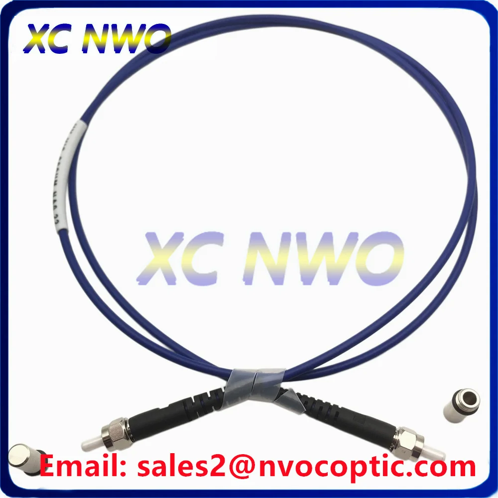SMA905-SMA905 Silica Core Metal Ferrule MultiMode Simplex(VIS 200-1100nm,~0.22NA),1M,UV-VIS 800um 3.0mm Armored Fiber Patch cord
