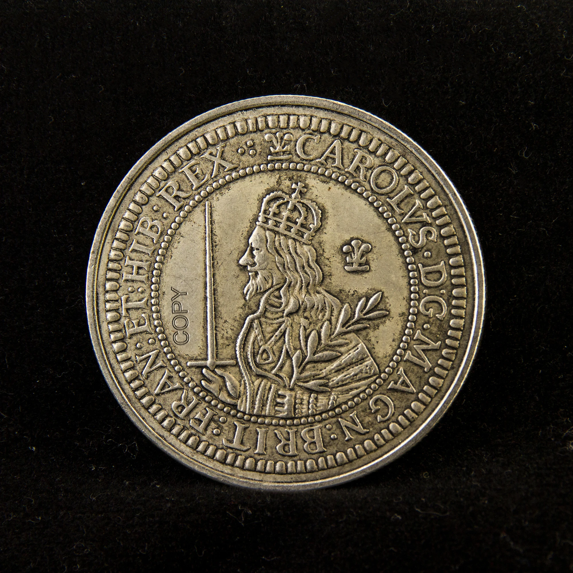 Коллекционная книга с монетами из Великобритании и Англии Чарльза I (1643-1600), посеребренные монеты, британский тройной Объединенный, 1649