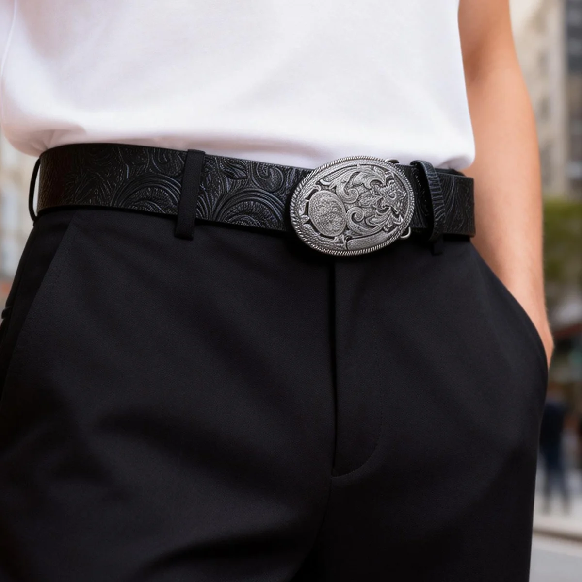 Retro Men's Belt Bohemian Style - Fashion Personalized Belt For Men Women Punk Rock Y2K Belts - For Jeans, Dresses & Casual Wear