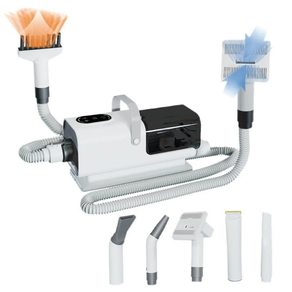 Dog Pet Care Hair Suction Vacuum Cleaner All-in-One Haircut Electric Push Shearing Water Blower