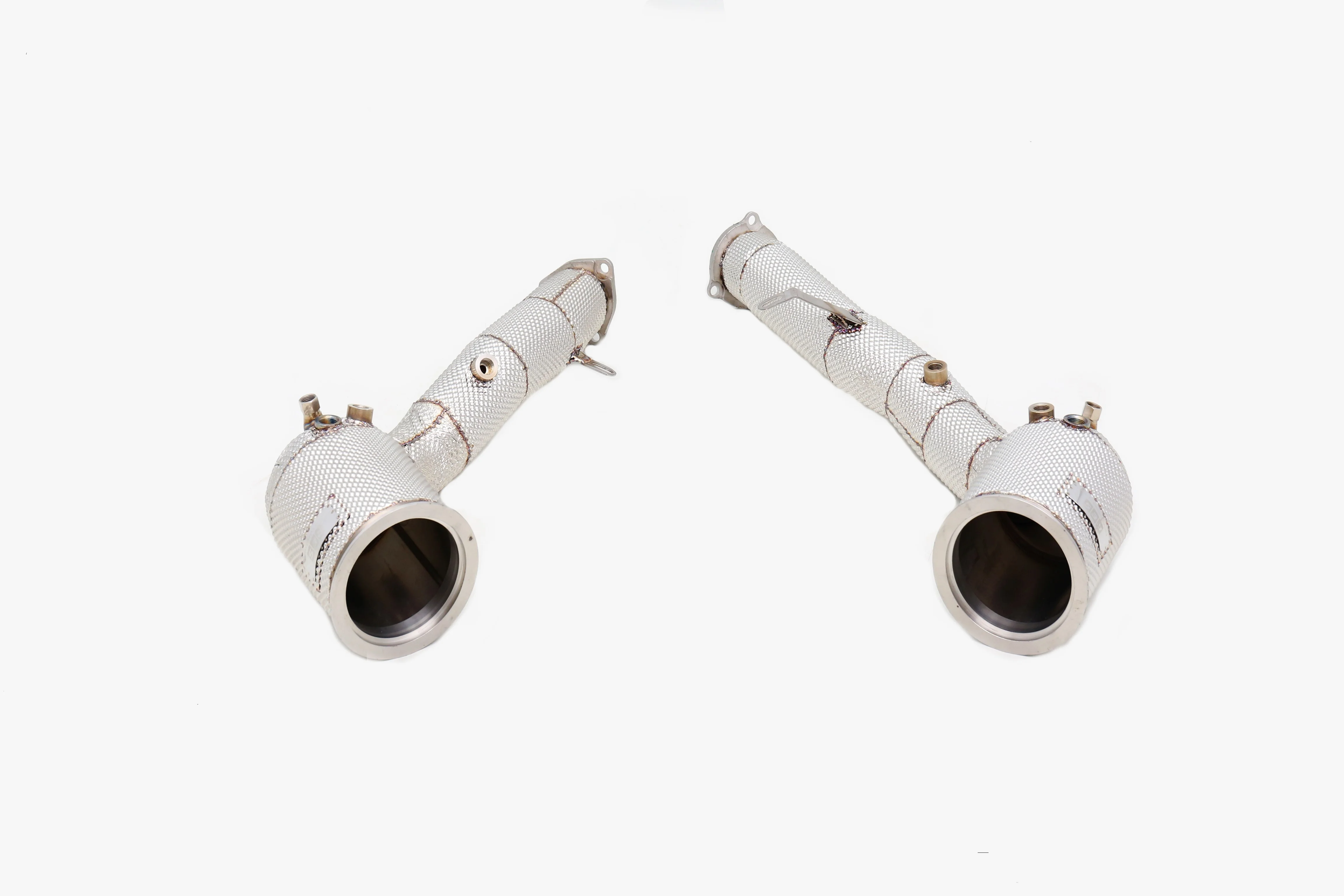 Factory Customization for S6/S7 C8 2.9T EA839 Catless Decat Downpipe with Heatshield Made From Stainless Steel