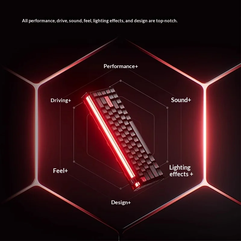MelGeek MADE68UItra+Magnetic Switch Gaming Keyboard Aluminum PBT RT0.01 RGB Valorant Overwatch Apex CSGO Gamer PC Accessories