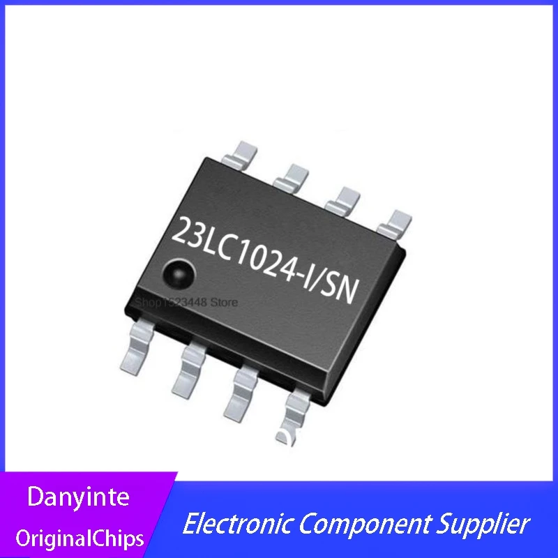 100% New Original 1Pcs/lot   23LC1024-I/SN 23LC1024  23LCBISN  Silkscreen 23LCBI SOP-8 Static Random Access Memory