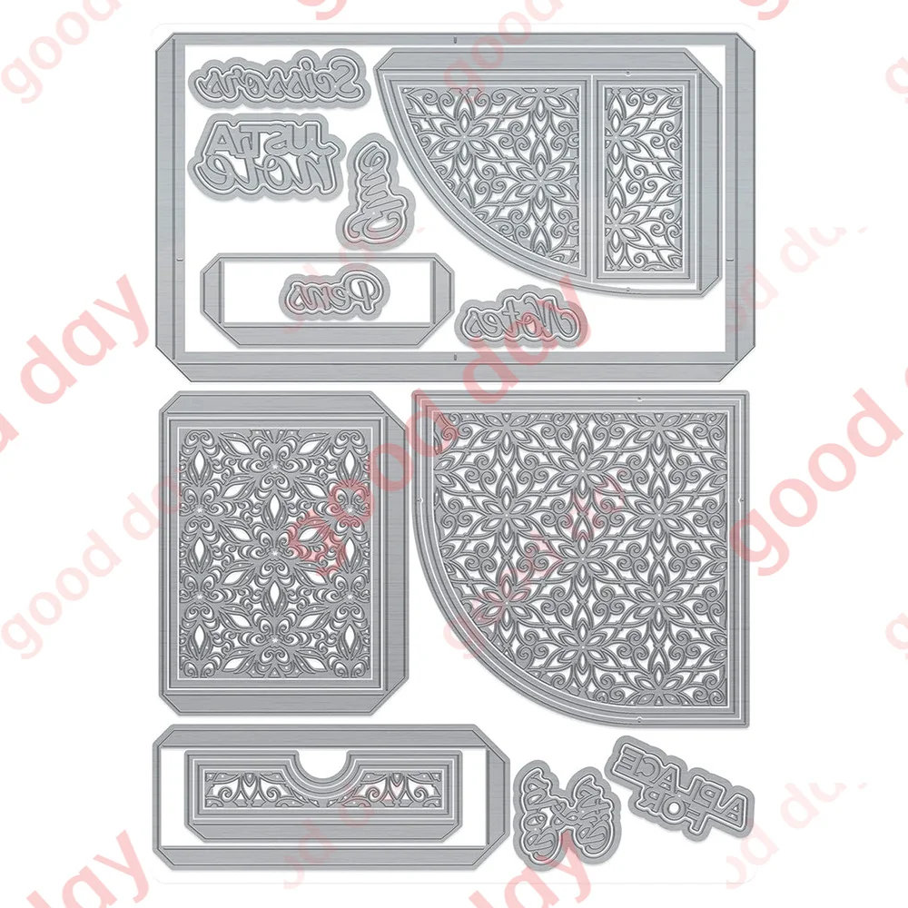 

Desk Desk decoration Dies Collection Metal Cutting Dies Stencil For DIY Scrapbooking Photo Embossing DIY Paper Card New