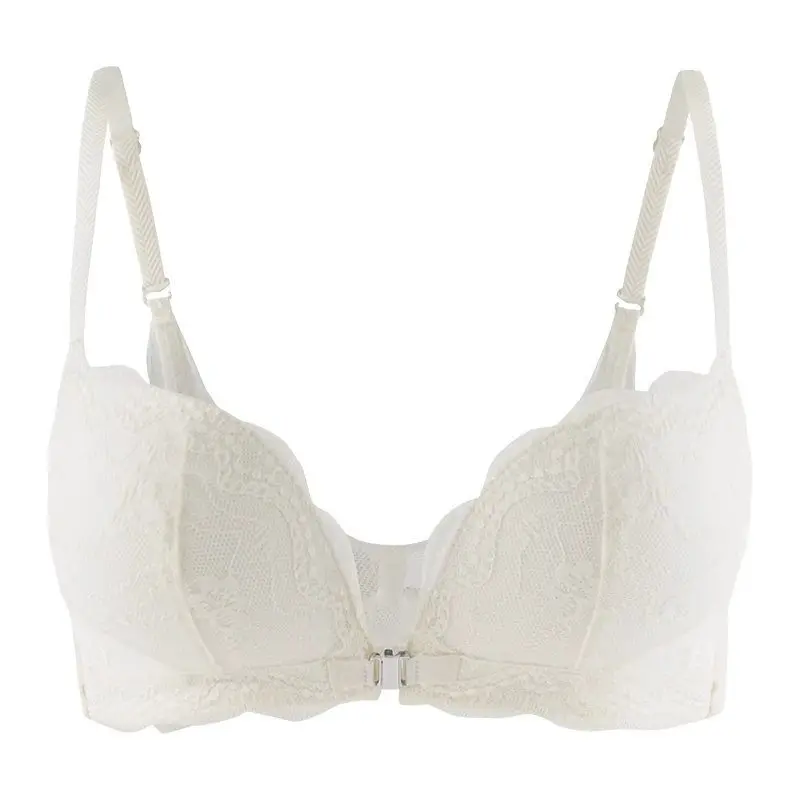 Neues französisches magisches Dessous-Set mit Vorderverschluss, Push-Up-BH oder kleine Brust, sexy, verstellbar, Schönheitsrückenverstärker, Anti-Durchhängen, MOYISU