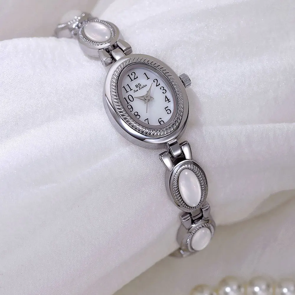 Fashion Women's Watches Elegant Pearl Shell Jewelry Bracelets High Quality Quartz Wristwatch Ladies Dress Watches 2025 NEW
