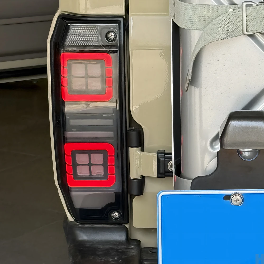 

Для Toyota Land Cruiser LC76 LC70 LC71 LC78 1976-2023 Автомобильный задний фонарь в сборе, обновленный пусковой эффект, светодиодный задний фонарь, аксессуары