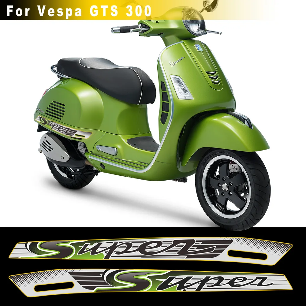 

Наклейки для PIAGGIO Vespa GTS 300 Gts300 Sport Gts, серые, синие наклейки, наклейки с эмблемой, суперотражающие наклейки для мотоцикла