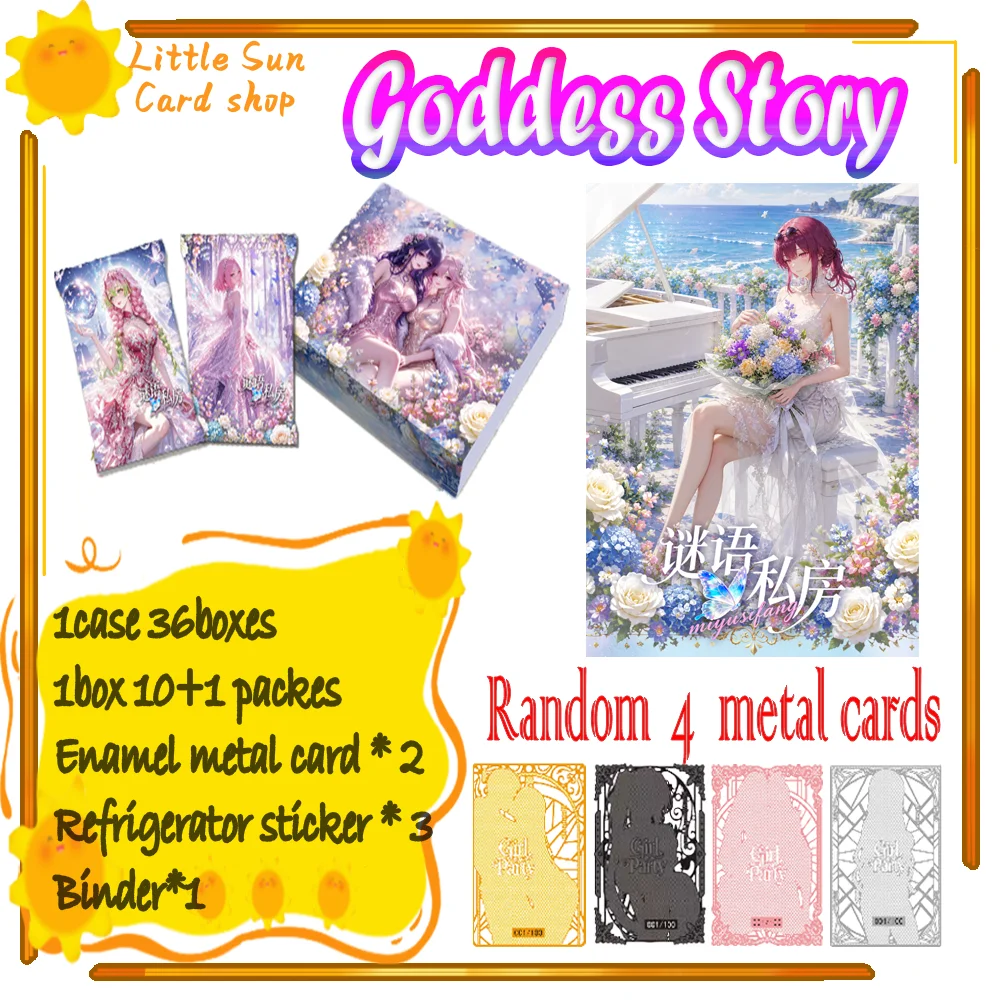 New Goddess Story Waifu Collection Cards Anime Trading Cards Box SSR Rare TCG Hobby Collectibles Toys Gift