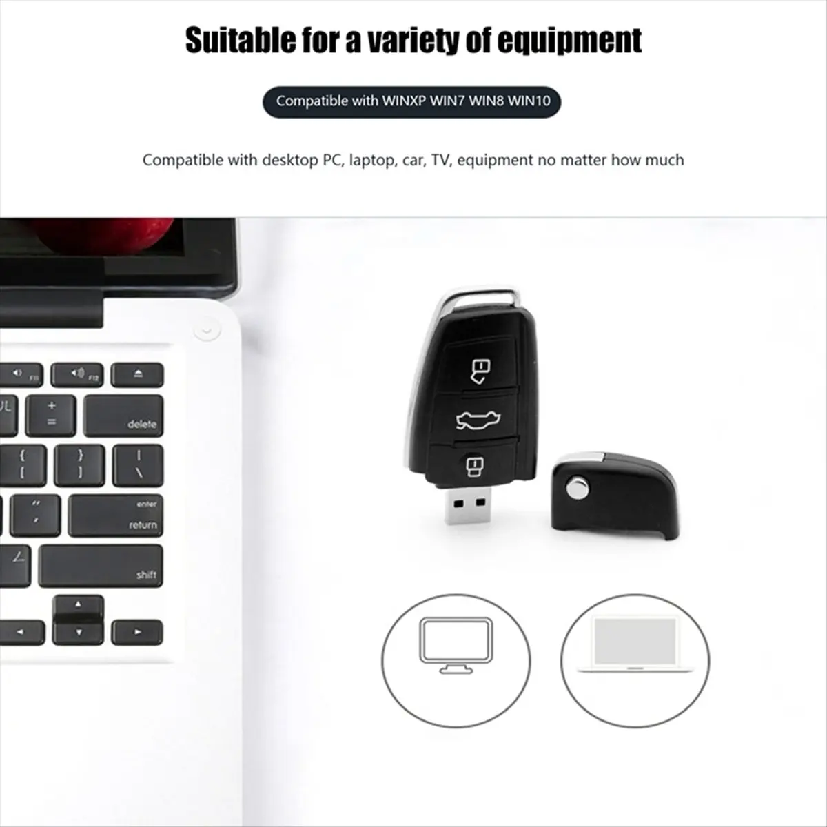 A46U USB Flash Drive Car Key Memory Stick USB Drive USB2.0 Stick for Desktop PC Computer Laptop Bluetooth Speaker 256G