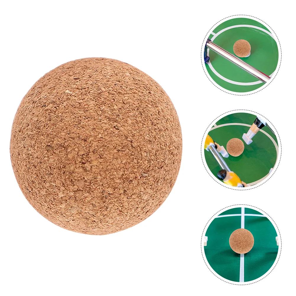 

2 Pcs Football Table Tennis Accessories Indoor Soccer Wood Foosball Balls Favors Parts Silent