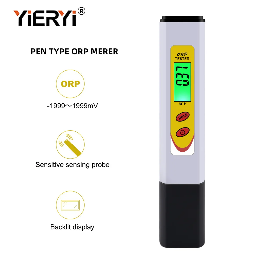 For Portable ORP-969 Redox Meter ORP Negative Potentiometer Portable Water Quality Testing Instrument Water Quality Pen