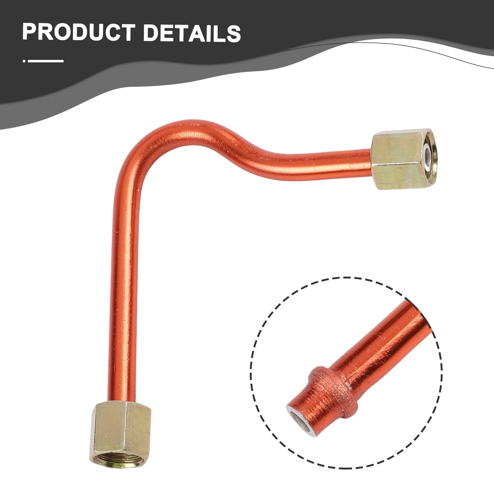 Aluminum Exhaust Pipe 7 Shaped Exhaust Tube Improved Performance Sleek Silver Tone Finish Bell Mouth Interface