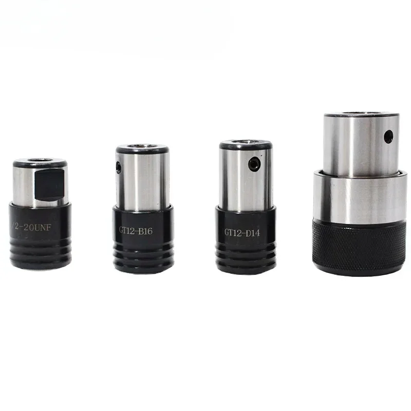 GT12 GT24 Tapping Chuck Connection Handle Body TC820 Cone Hole Straight Hole Overload Protection Tapping Holder for Bench Drill