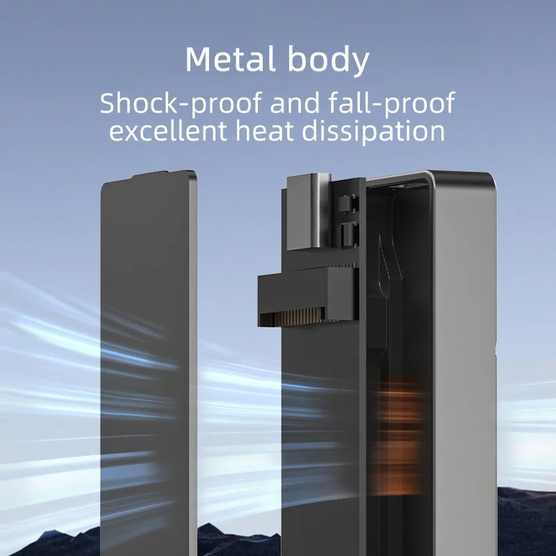 HIKSEMI 10Gbps M.2 NVME SATA SSD Enclosure Tool Free External Adapter USB C 3.1 NVME PCIe Case SSD PCIe M.2 SSD Case Portable