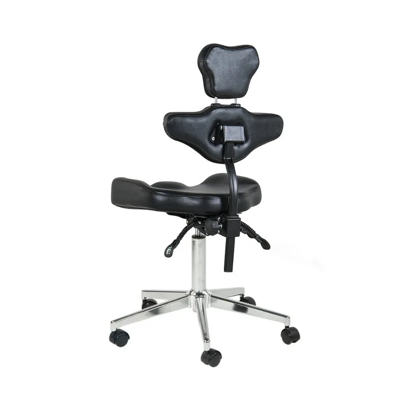 Dongpin Beauty Salon Swivel Chair Backrest Round Stool Tattoo Chair Technician Pulley Large Work Chair