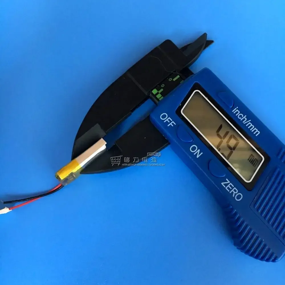 Novos óculos 3D WEP200, baterias, poliímetros 3,7V, 501220   Fones de ouvido Bluetooth 100mAh, célula de íon de lítio recarregável pós-mail boa