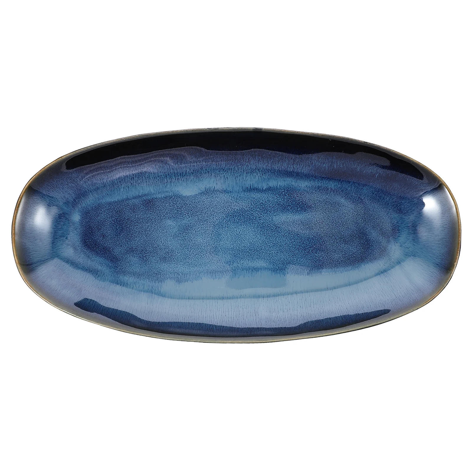 

Керамическая тарелка для суши, синяя, большая, премиум-класса, для сервировки в ресторане, дома, на свадьбе, для закусок и фруктов